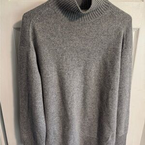 Vince Heather Gray Turtleneck Sweater